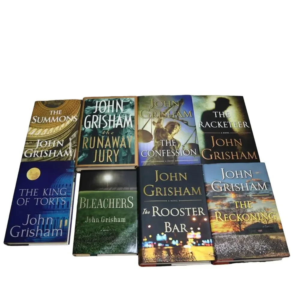 John Grisham The Summons Runaway Jury Bleachers Novels Hardback Fiction Bundle